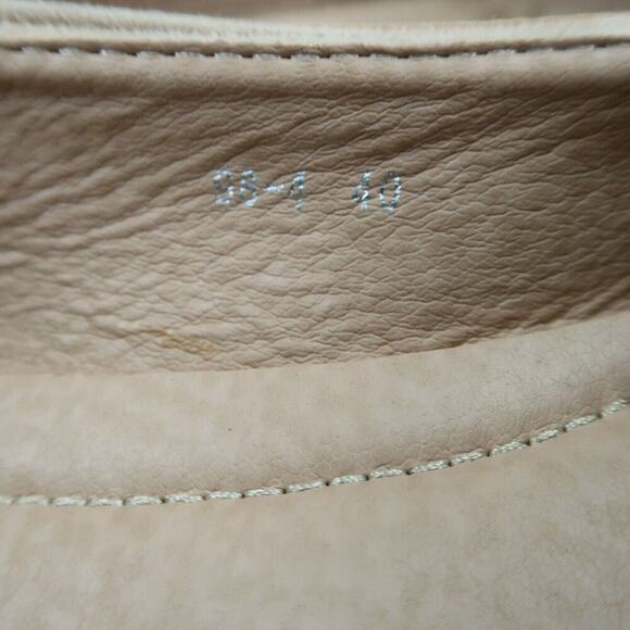 CH Creation Shoes Womens 40 Flats Loafer Slip On Fashion Classic Cap Toe Career - Picture 13 of 14